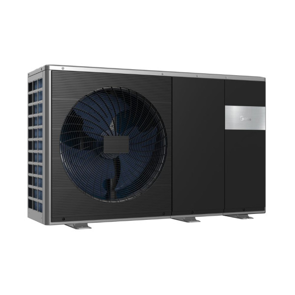 Midea MHC-V12W/D2RN8-B2ER90 monoblokkos M-Thermal (R32, 12 kW, 3 fázis, fűtőbetét 9 kW, fekete)